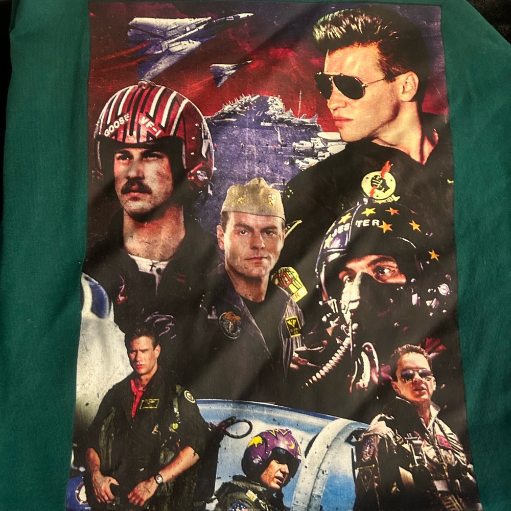 Top Gun Graphic Tee - Green